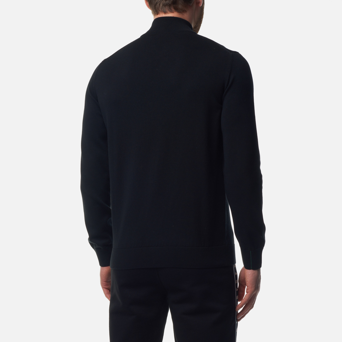 Lacoste Мужской свитер Stand-Up Collar Organic Cotton Zippered