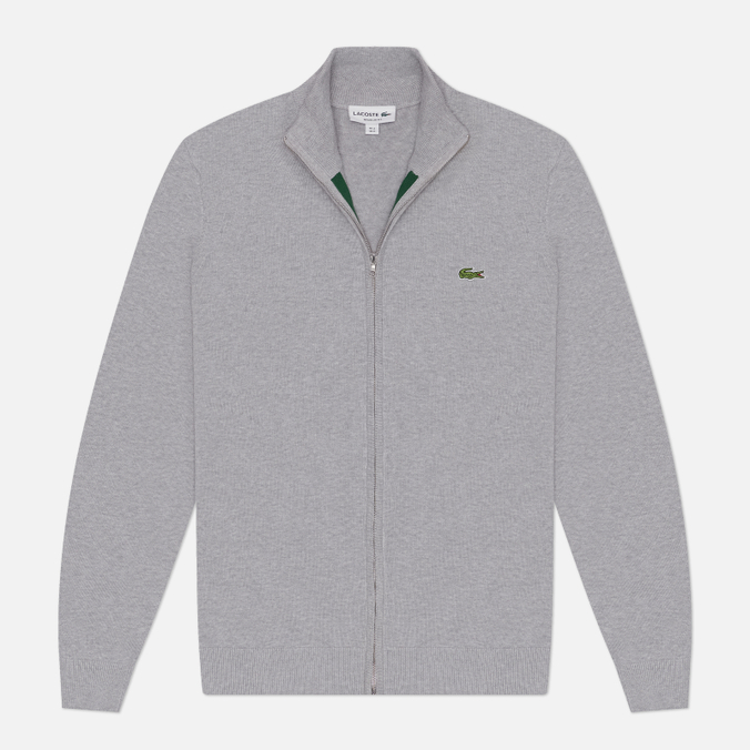 Мужской свитер Lacoste Stand-Up Collar Organic Cotton Zippered