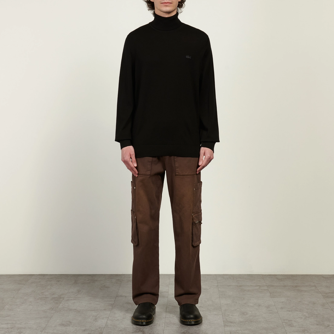 Lacoste Мужской свитер Merino Wool Neck