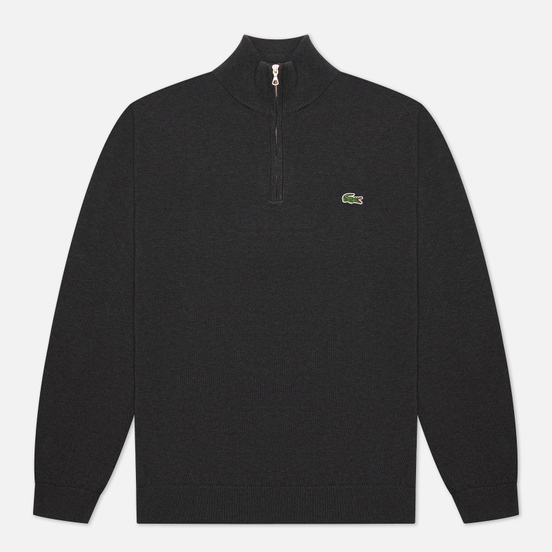 Мужской свитер Lacoste Embroidered Crocodile Half-Zip Lightning Chine