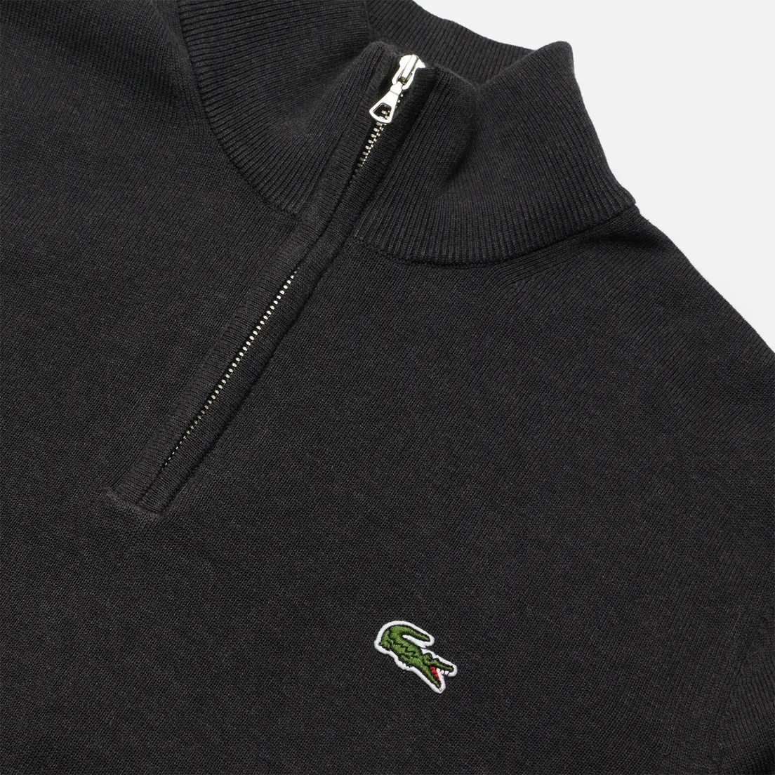 Lacoste Мужской свитер Embroidered Crocodile Half-Zip