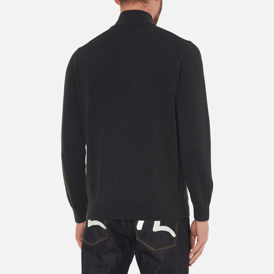 Мужской свитер Lacoste Embroidered Crocodile Half-Zip Lightning Chine