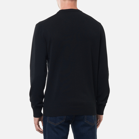 Мужской свитер Lacoste Classic Fit Embroidered Crocodile Black