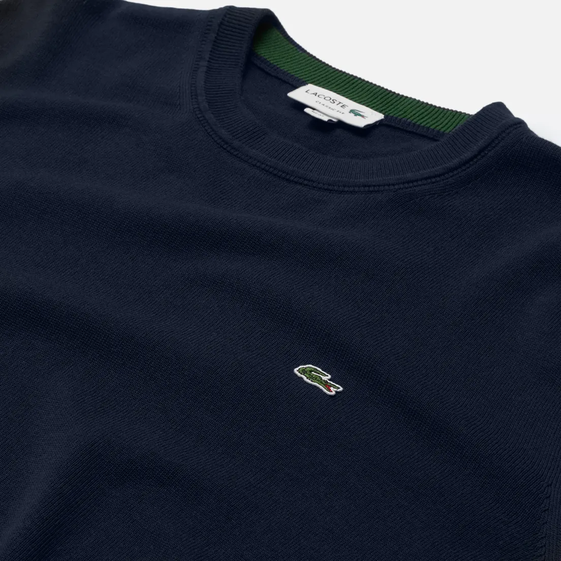 Lacoste Мужской свитер Classic Fit Embroidered Crocodile