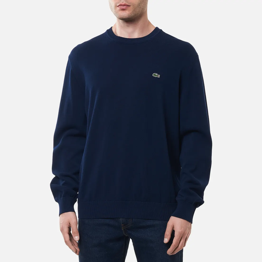 Lacoste Мужской свитер Classic Fit Embroidered Crocodile