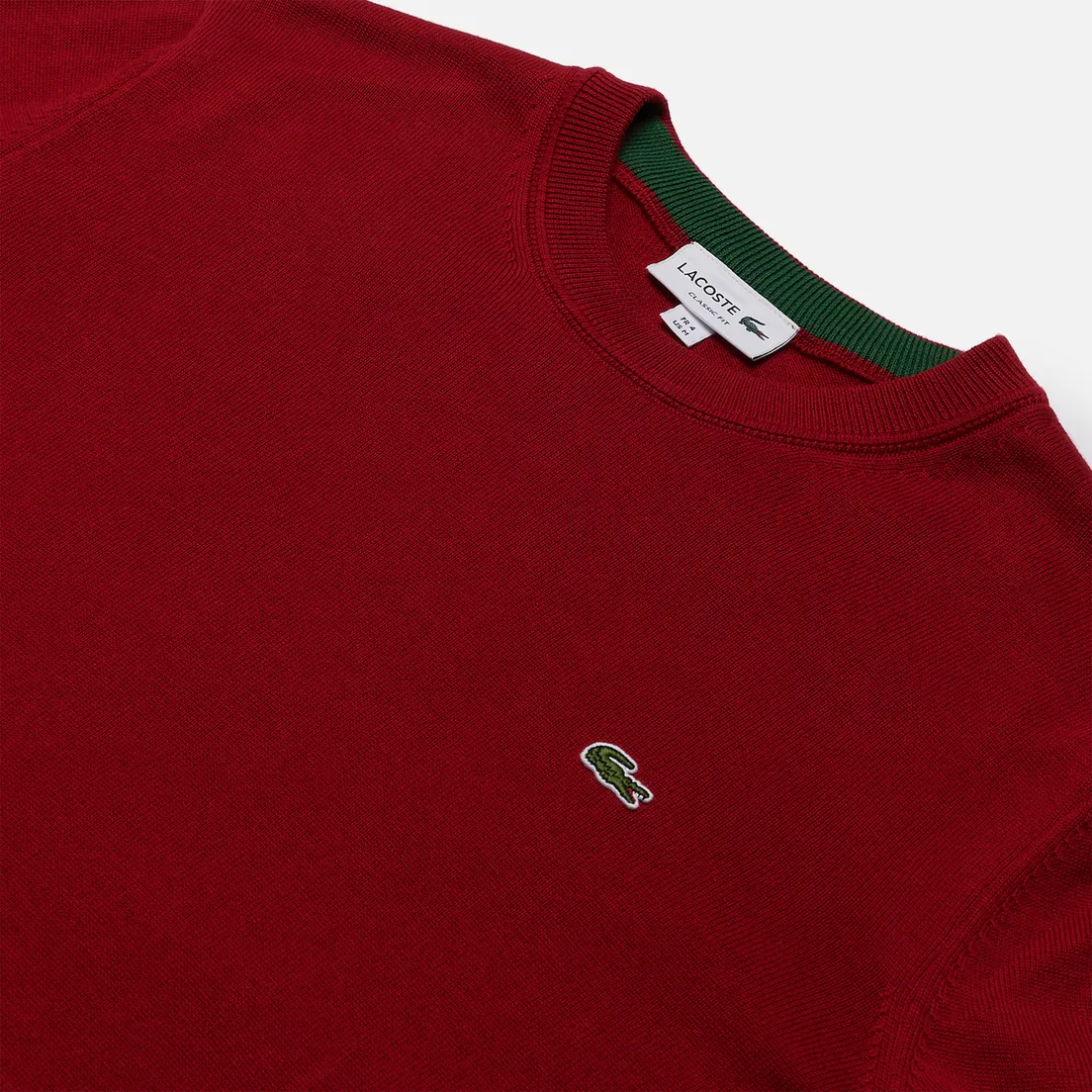 Lacoste Мужской свитер Classic Fit Embroidered Crocodile