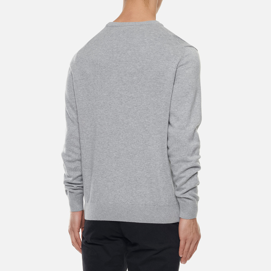 Мужской свитер Lacoste Classic Fit Embroidered Crocodile Silver Chine