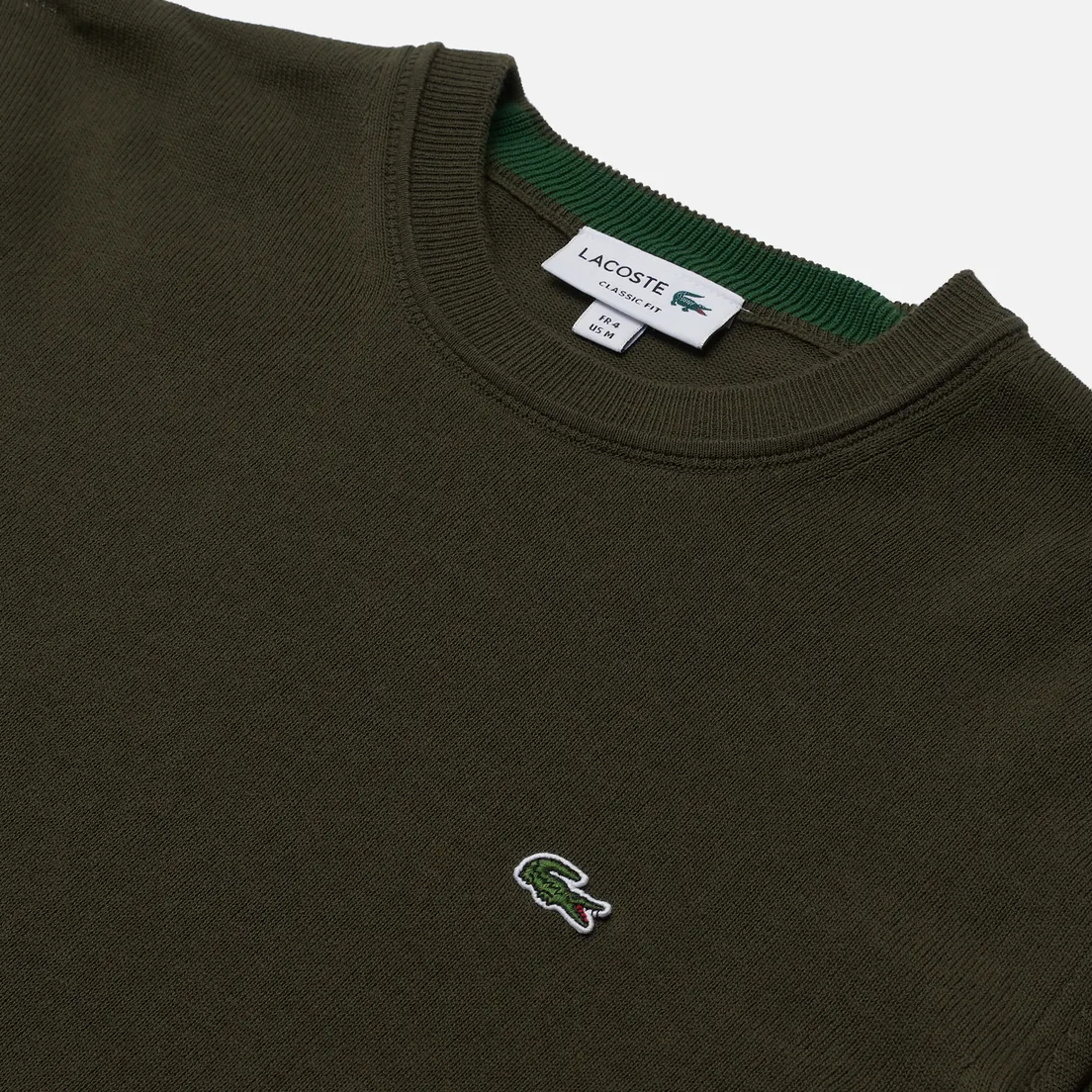 Lacoste Мужской свитер Classic Fit Embroidered Crocodile