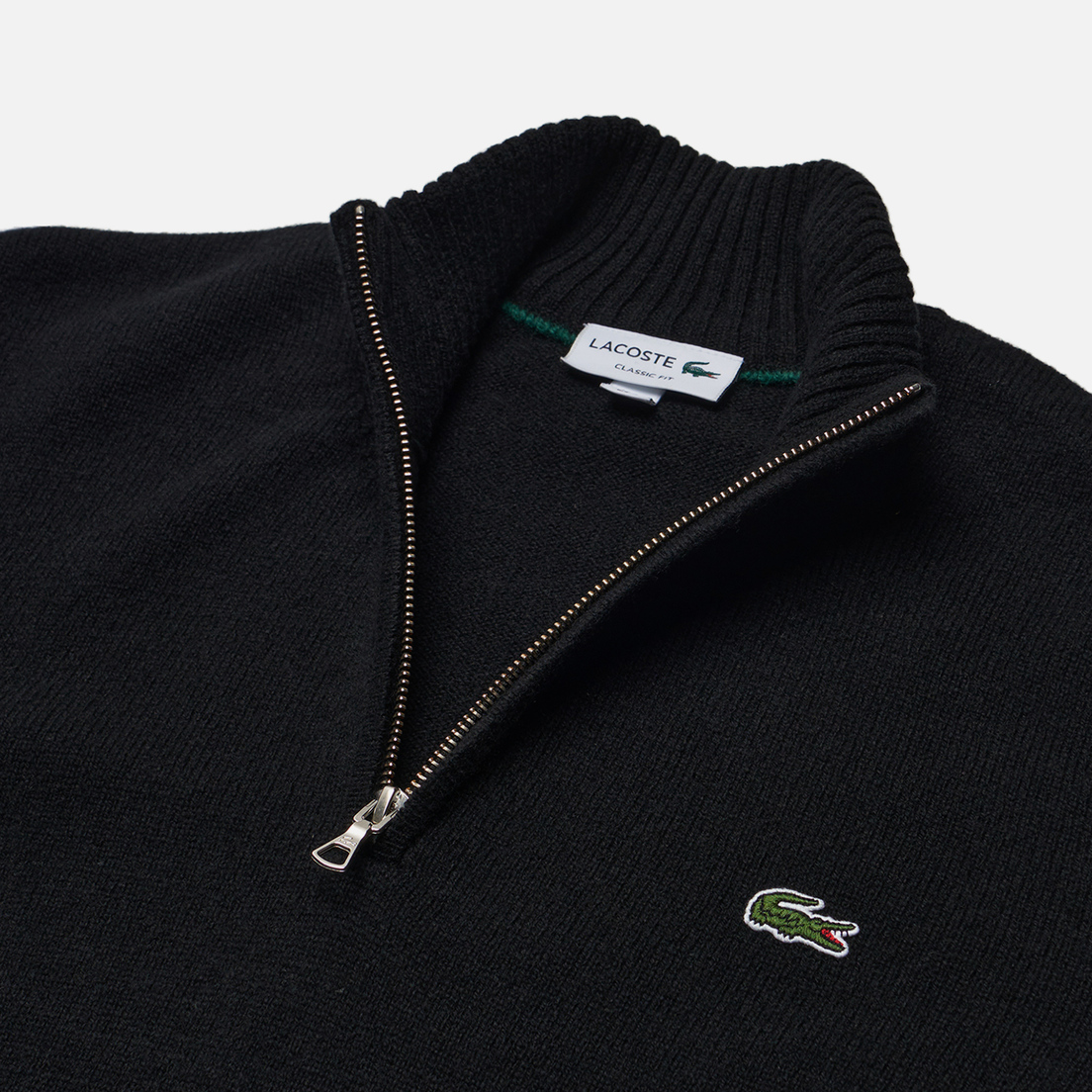 Lacoste Мужской свитер Zipped High Neck Carded Wool