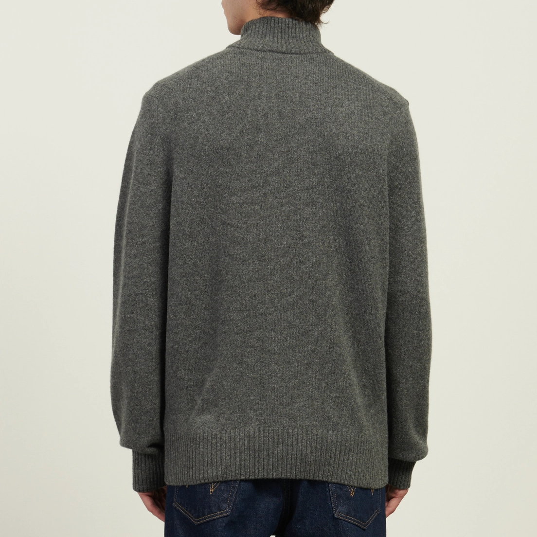 Lacoste Мужской свитер Zipped High Neck Carded Wool