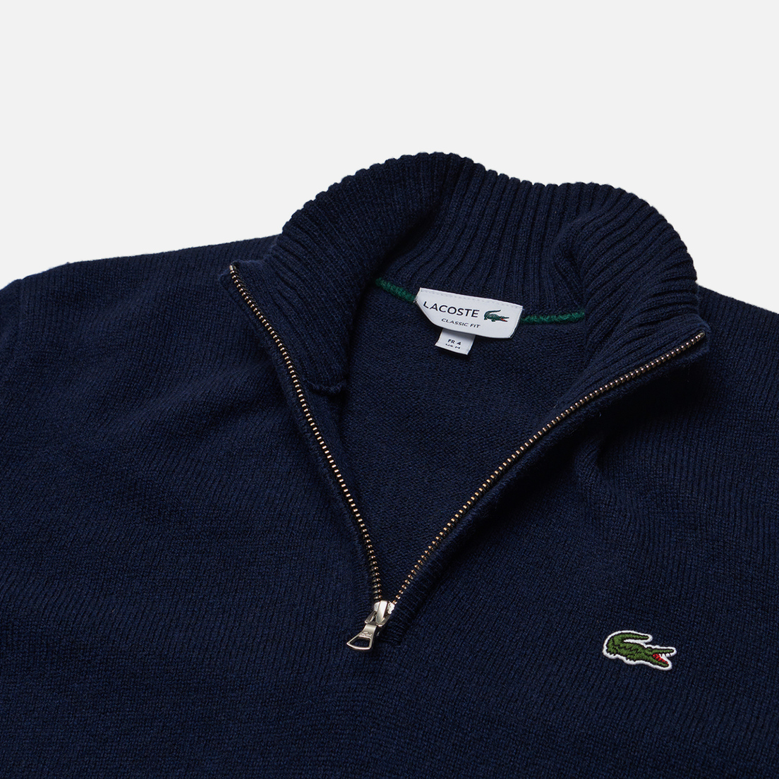 Lacoste Мужской свитер Zipped High Neck Carded Wool