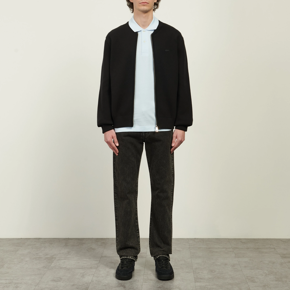 Lacoste Мужской свитер Cotton Wool Knit Bomber