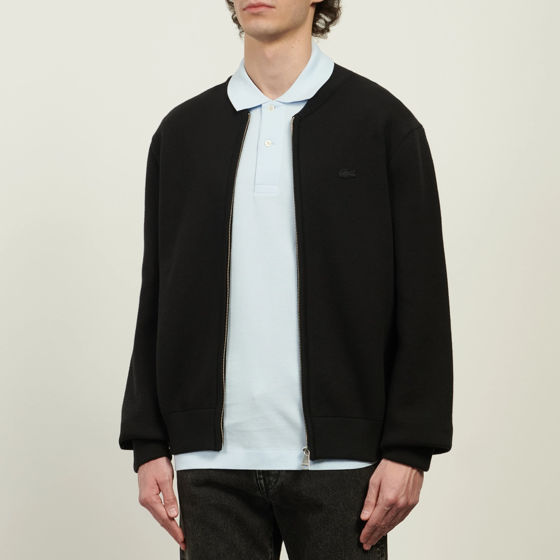 Lacoste Мужской свитер Cotton Wool Knit Bomber