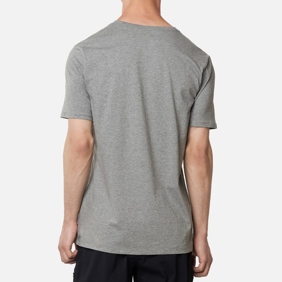 Мужская футболка Jordan Jumpman Air Embroidered Carbon Heather/White