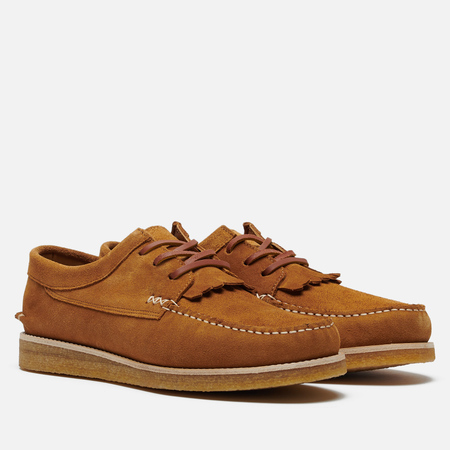 фото Мужские ботинки arrow moccasin moc fringe crepe, цвет коричневый, размер 40 eu