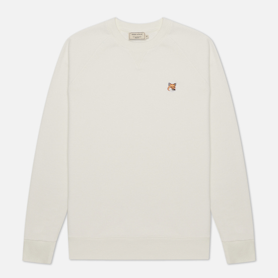 Мужская толстовка Maison Kitsune Fox Head Patch Ecru