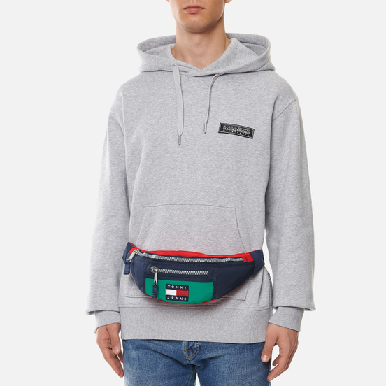 Сумка на пояс Tommy Jeans Heritage Chunky Zip Midwest Green