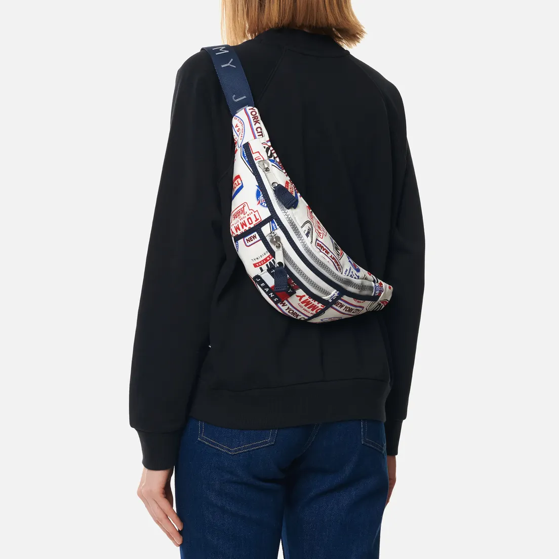 Tommy Jeans Сумка на пояс Heritage Print Canvas
