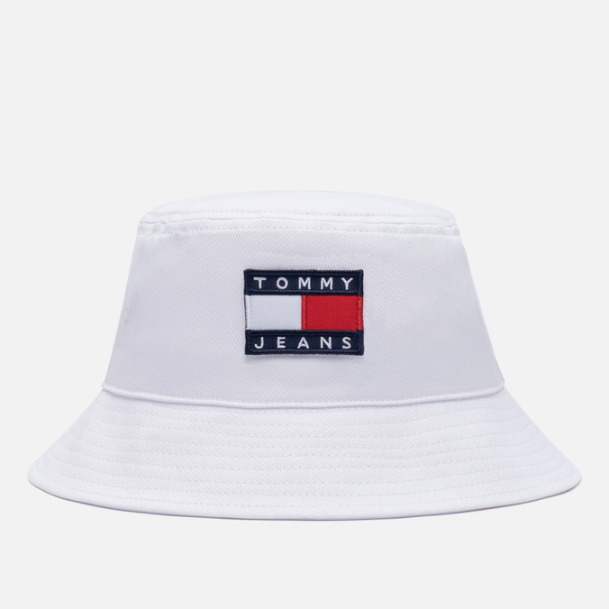Панама Tommy Jeans Organic Cotton Heritage, цвет белый