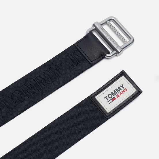 Ремень Tommy Jeans Essential Tonal Logo Webbing 3.5 Black