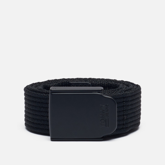 Ремень Tommy Jeans Plaque Buckle Webbing Black