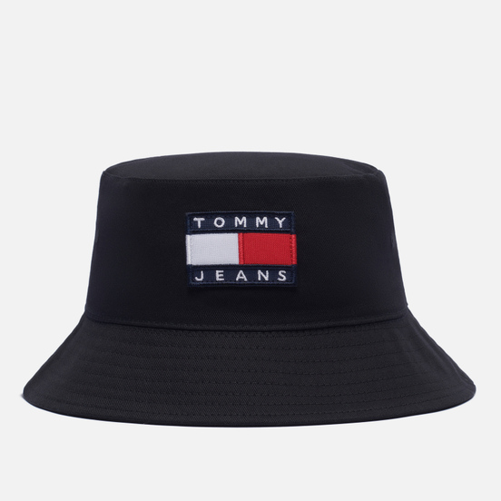Панама Tommy Jeans Tommy Badge Reversible Black