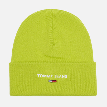 Шапка Tommy Jeans Sport Neon, цвет зелёный