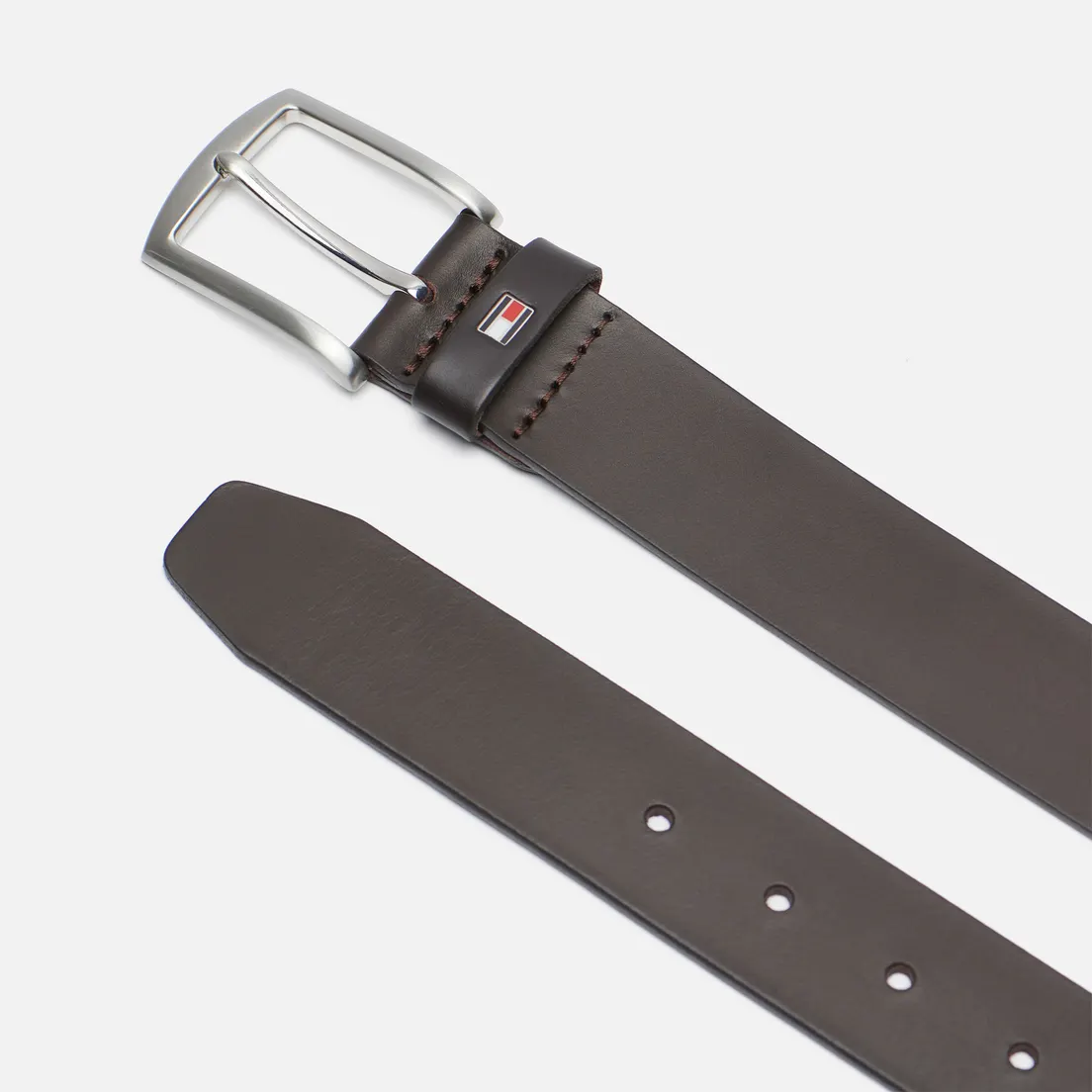 Tommy Jeans Ремень Denton Flag Keeper Leather