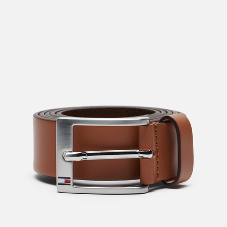 фото Ремень tommy jeans new aly, цвет коричневый, размер 100