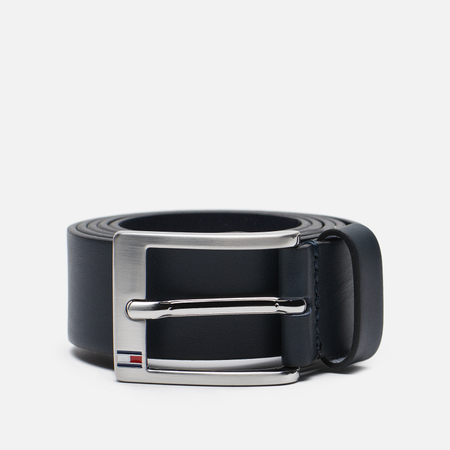 фото Ремень tommy jeans new aly, цвет синий, размер 100