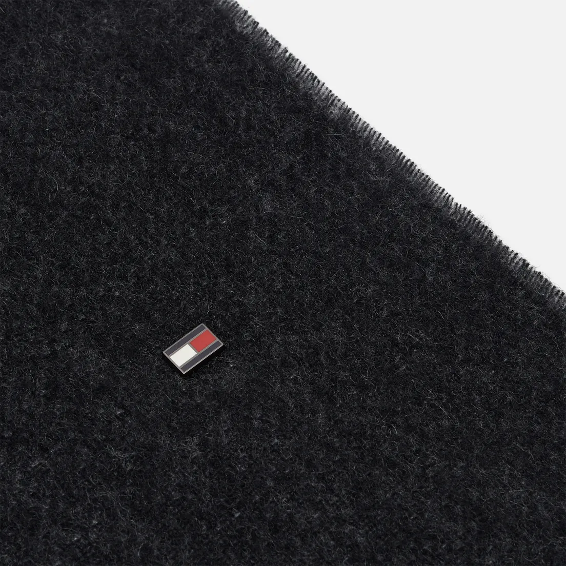 Tommy Jeans Шарф Elevated Cashmere Flag Plaque Fringed