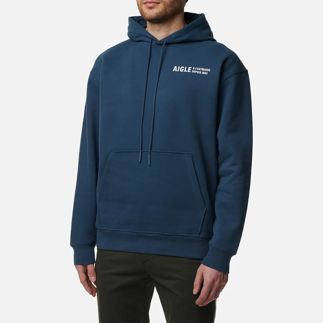 Aigle Мужская толстовка Brushed Printed Hoodie