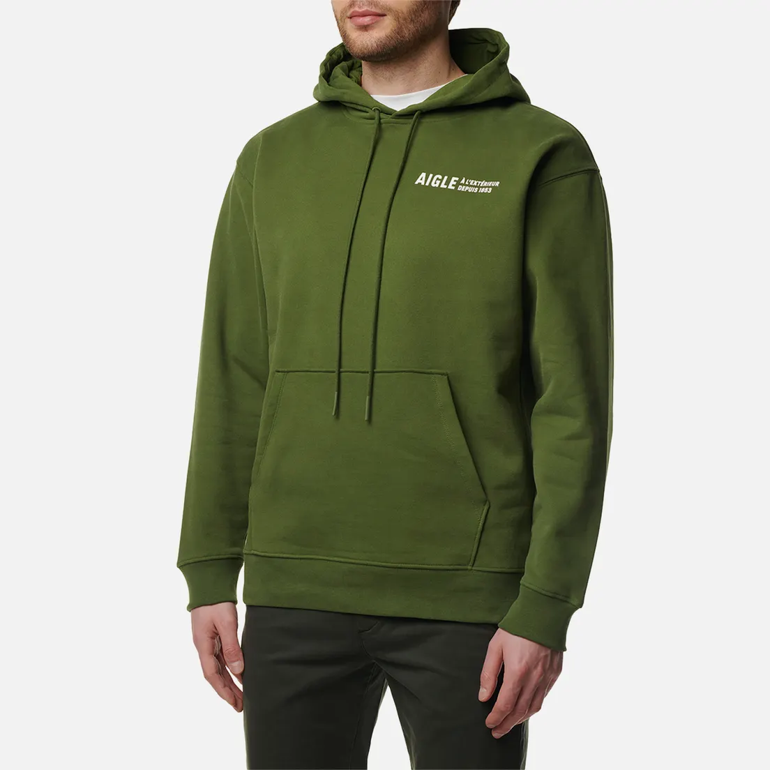 Aigle Мужская толстовка Brushed Printed Hoodie