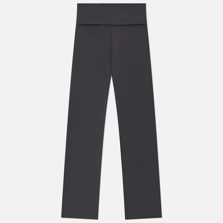 Женские брюки SKIMS Cotton Jersey Foldover, цвет серый