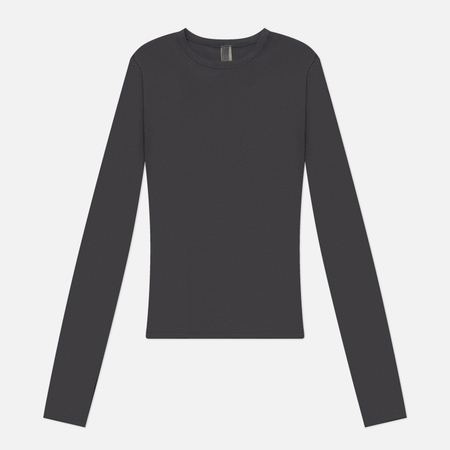 Женский лонгслив SKIMS Cotton Jersey, цвет серый