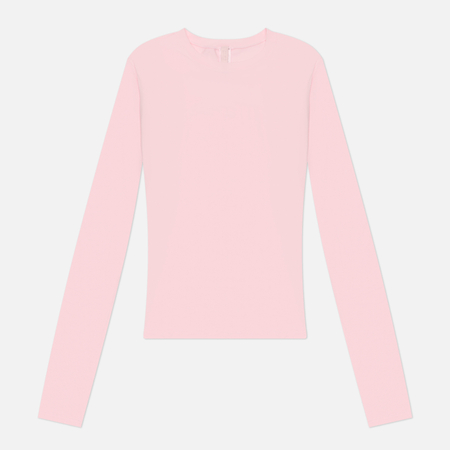 Женский лонгслив SKIMS Cotton Jersey, цвет розовый