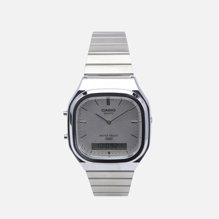 Наручные часы CASIO Vintage AQ-240E-7A, цвет серебряный