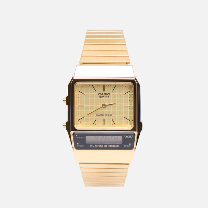 Наручные часы CASIO Vintage AQ-800EG-9A, цвет золотой