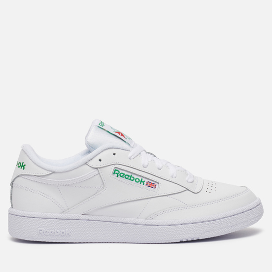 Мужские кроссовки Reebok Club C 85 White/Int-White/Green