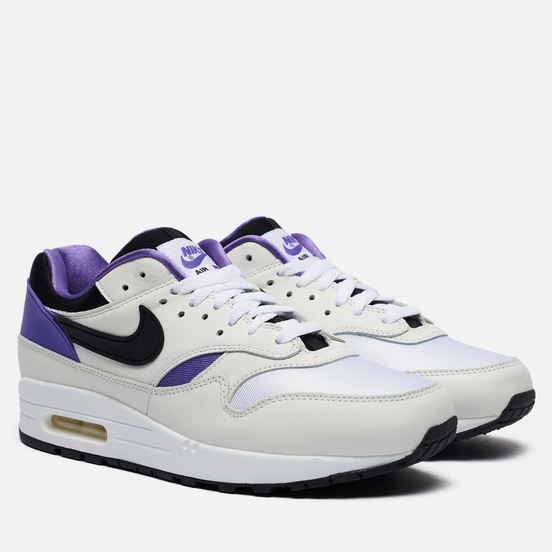 Кроссовки Nike Air Max 1 DNA CH.1 Pack White/Black/Purple Punch