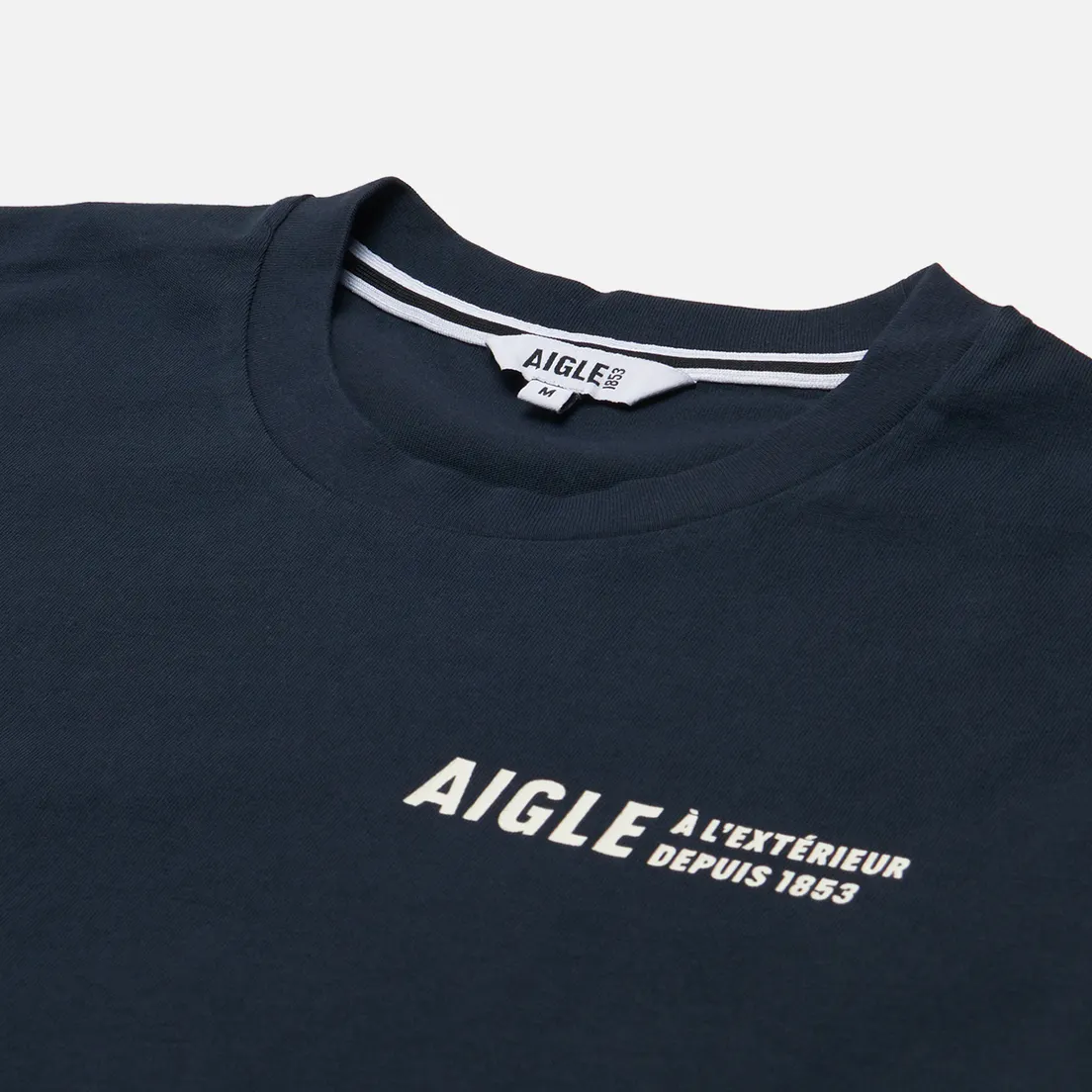 Aigle Мужская футболка Printed Logo Crew Neck