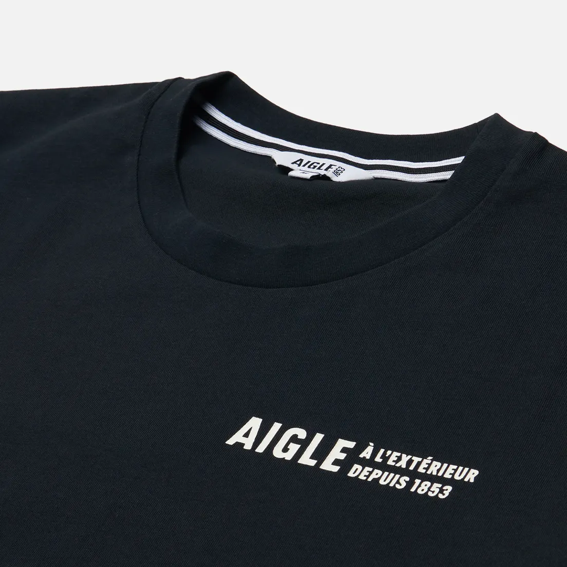 Aigle Мужская футболка Printed Logo Crew Neck