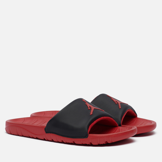 Мужские сланцы Jordan Break Black/Gym Red
