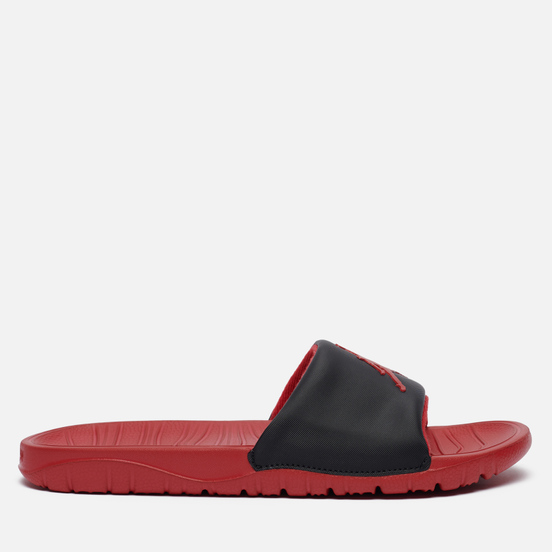 Мужские сланцы Jordan Break Black/Gym Red