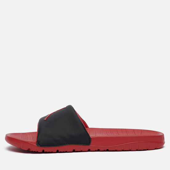 Мужские сланцы Jordan Break Black/Gym Red