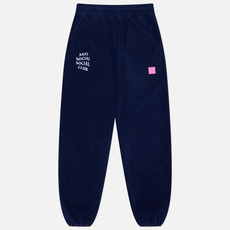 Мужские брюки Anti Social Social Club Polar Fleece, цвет синий, размер XL