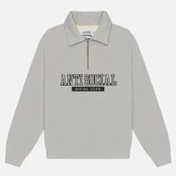 Anti Social Social Club Мужская толстовка Felt The Same Applique Quarter-Zip