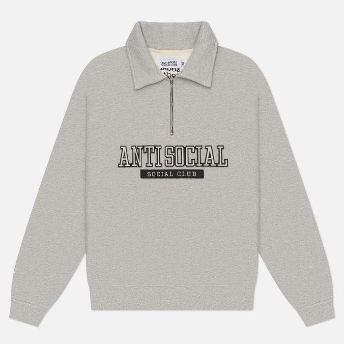 Мужская толстовка Anti Social Social Club Felt The Same Applique Quarter-Zip