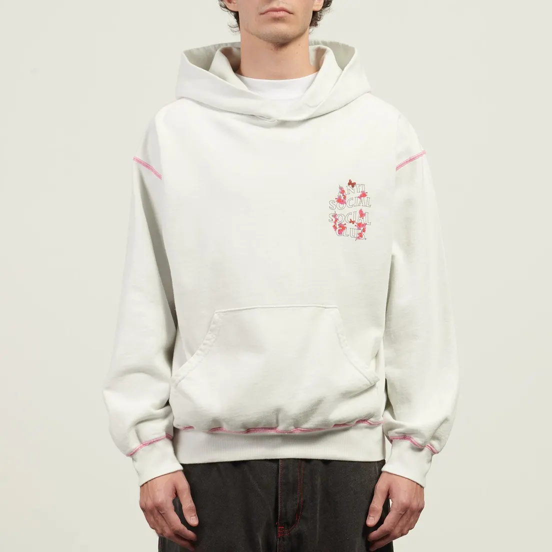 Anti Social Social Club Мужская толстовка Contrast Stitch Hoodie