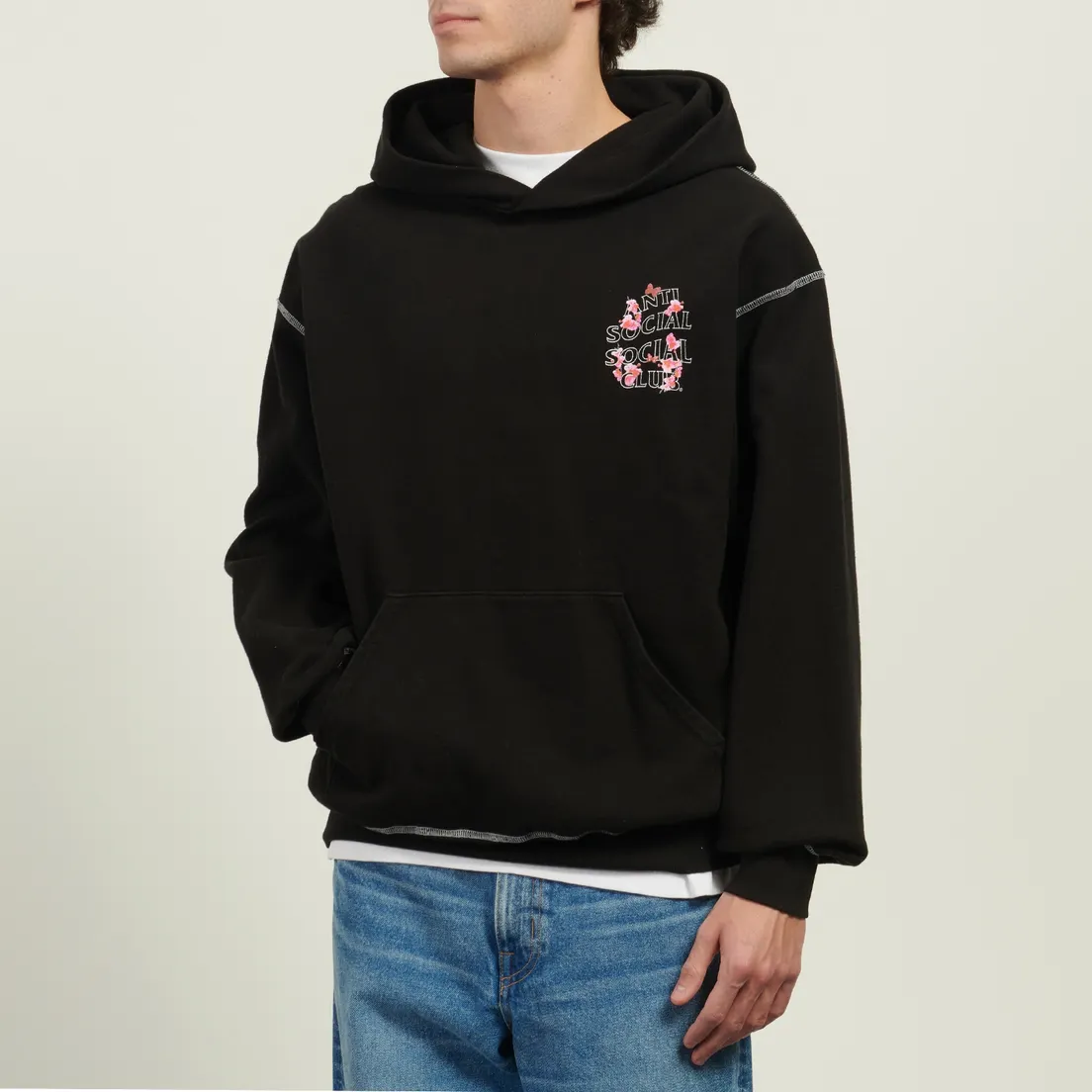 Anti Social Social Club Мужская толстовка Contrast Stitch Hoodie